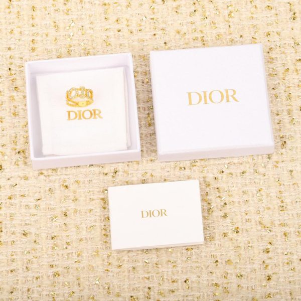 réplica,joyas,joyería,1:1,replica,fake,lujo,barato Anillo con letras Dior