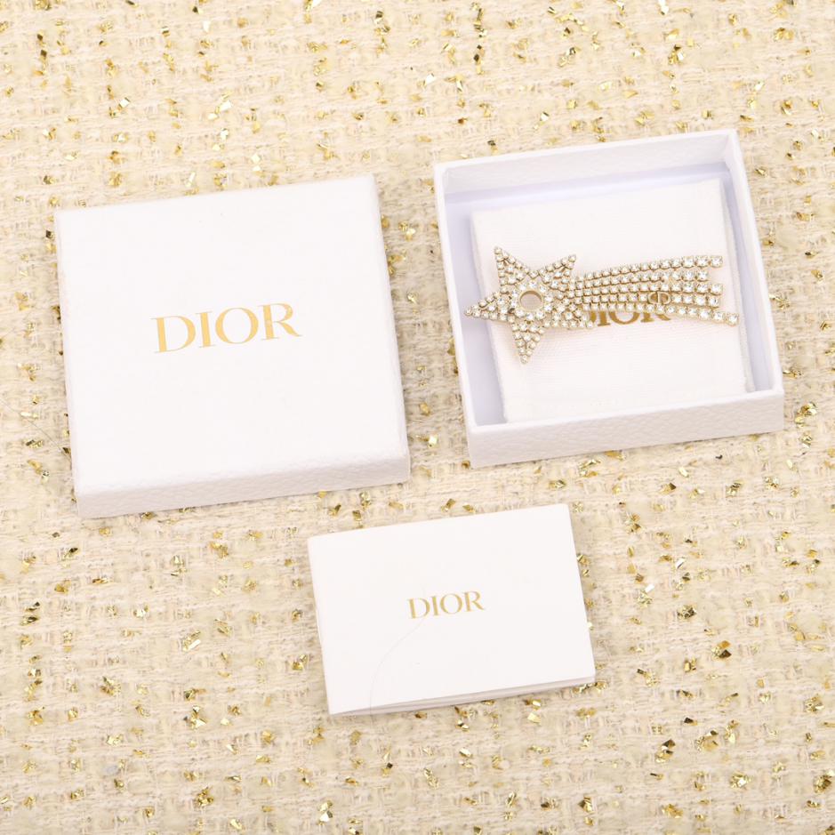 réplica,joyas,joyería,1:1,replica,fake,lujo,barato réplica,joyas,joyería,1:1,replica,fake,lujo,barato Broche estrella de cinco puntas Dior
