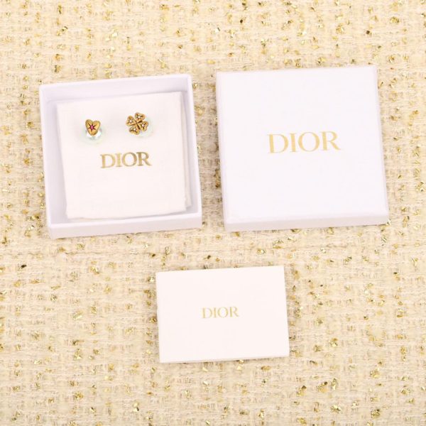 réplica,joyas,joyería,1:1,replica,fake,lujo,barato Pendientes huecos de perlas grandes y pequeñas de Dior