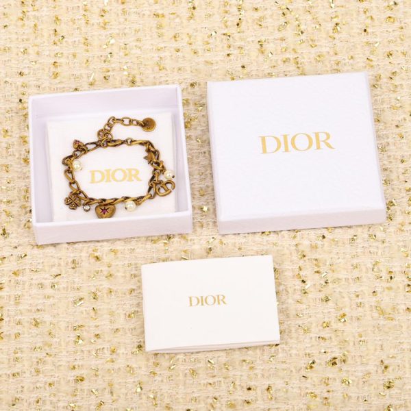 réplica,joyas,joyería,1:1,replica,fake,lujo,barato Pulsera Dior vintage con múltiples accesorios