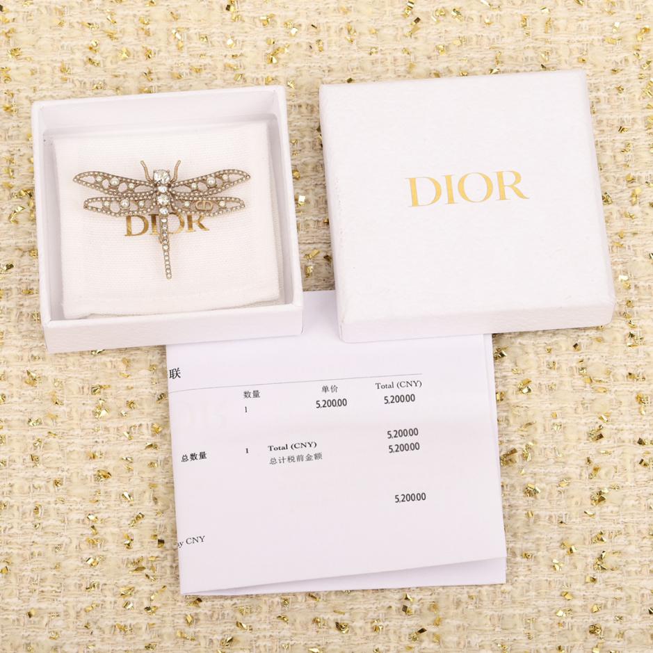 réplica,joyas,joyería,1:1,replica,fake,lujo,barato réplica,joyas,joyería,1:1,replica,fake,lujo,barato Broche Dior libélula
