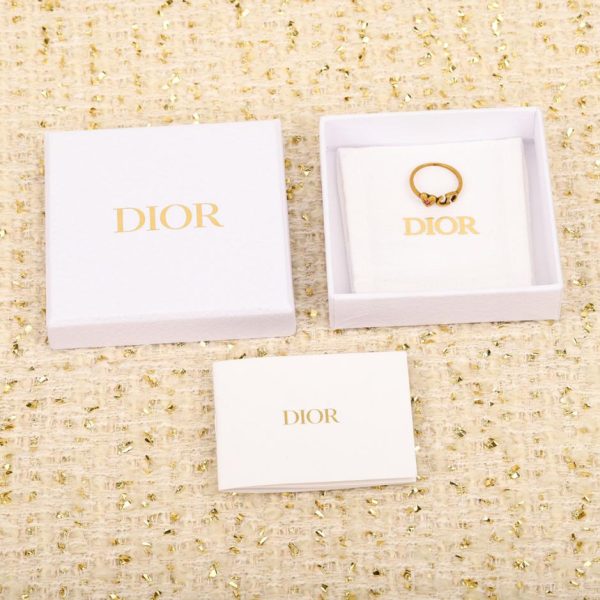 réplica,joyas,joyería,1:1,replica,fake,lujo,barato Anillo Dior vintage con cuentas de amor