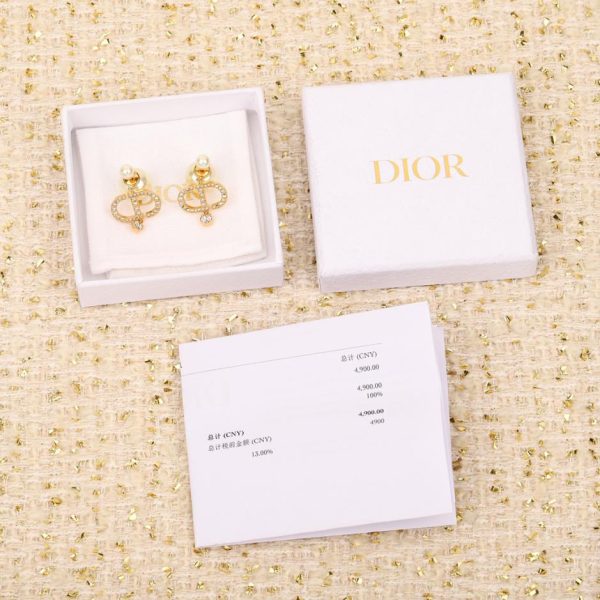 réplica,joyas,joyería,1:1,replica,fake,lujo,barato Pendientes de diamantes Dior