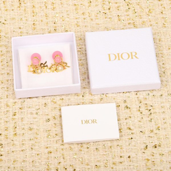 réplica,joyas,joyería,1:1,replica,fake,lujo,barato Pendientes Dior dorados con forma de pájaro