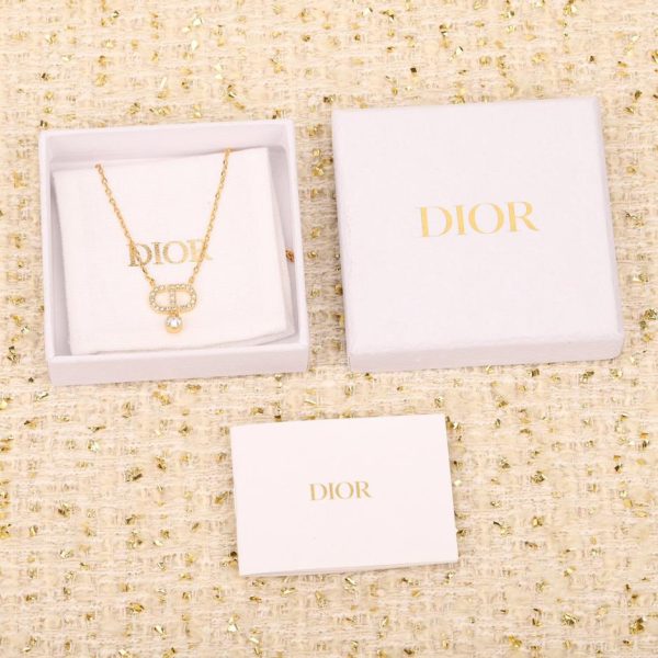 réplica,joyas,joyería,1:1,replica,fake,lujo,barato Broche Dior con perlas ovaladas