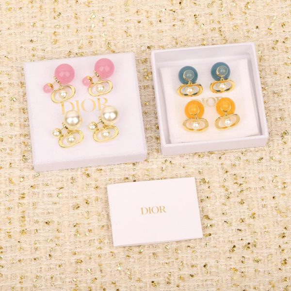 réplica,joyas,joyería,1:1,replica,fake,lujo,barato Pendientes Dior nuevos CD