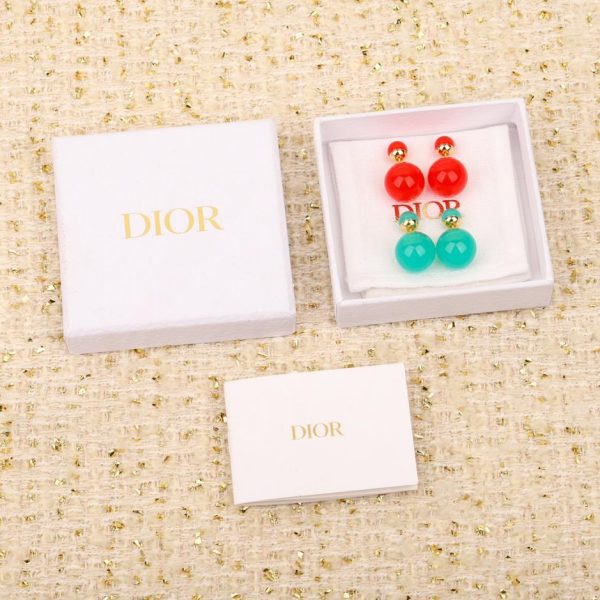 réplica,joyas,joyería,1:1,replica,fake,lujo,barato Pendientes Dior con cuentas de caramelo