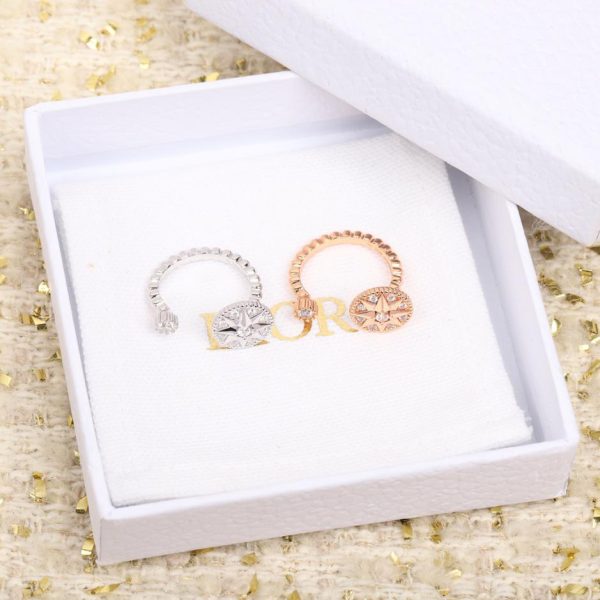réplica,joyas,joyería,1:1,replica,fake,lujo,barato Anillo abierto brújula Dior
