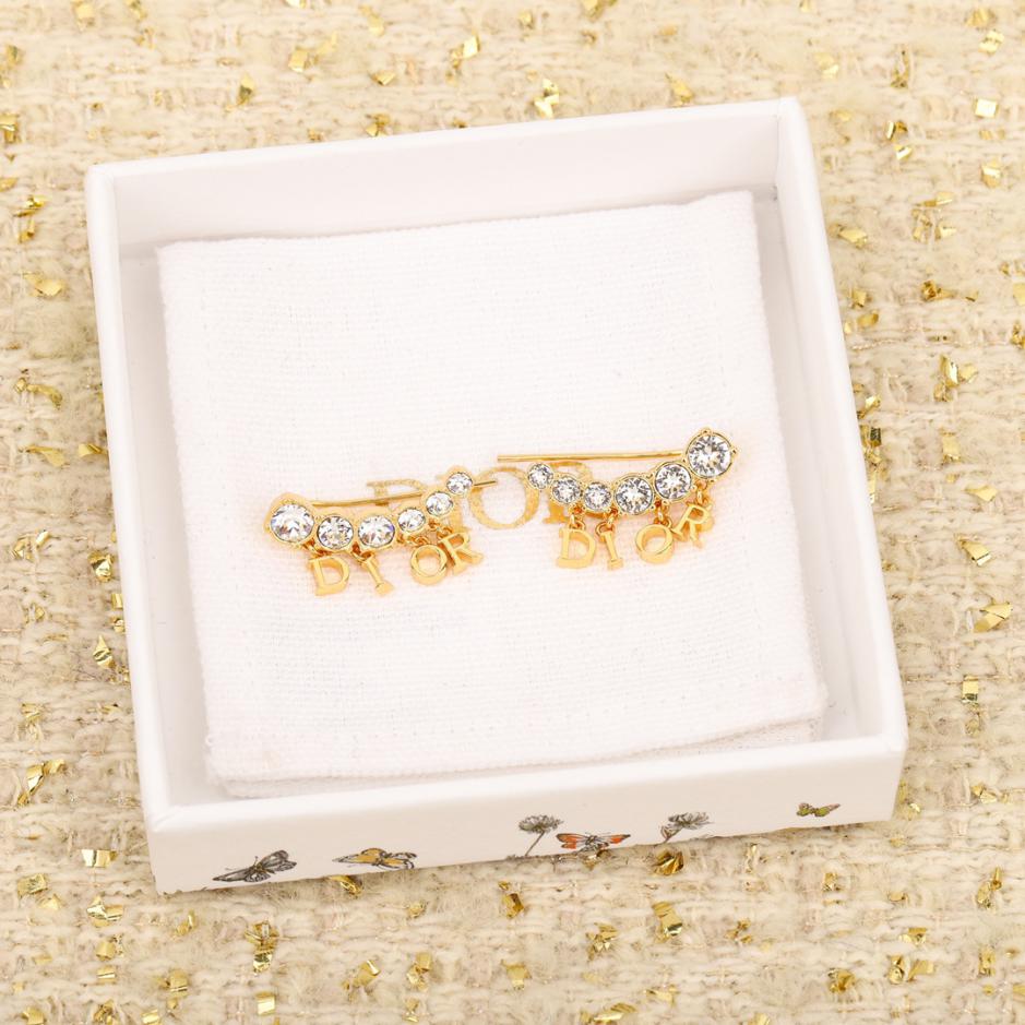 réplica,joyas,joyería,1:1,replica,fake,lujo,barato réplica,joyas,joyería,1:1,replica,fake,lujo,barato Pendientes Dior con strass