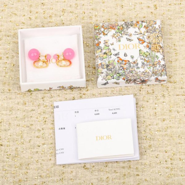 réplica,joyas,joyería,1:1,replica,fake,lujo,barato Pendientes Dior con cuentas dobles