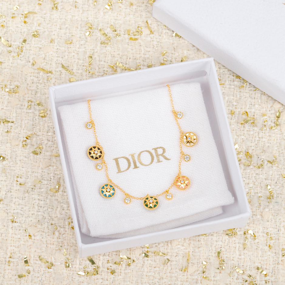 réplica,joyas,joyería,1:1,replica,fake,lujo,barato réplica,joyas,joyería,1:1,replica,fake,lujo,barato Collar brújula Dior