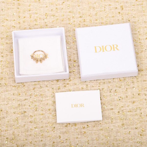 réplica,joyas,joyería,1:1,replica,fake,lujo,barato Dior nuevo anillo de mariposa