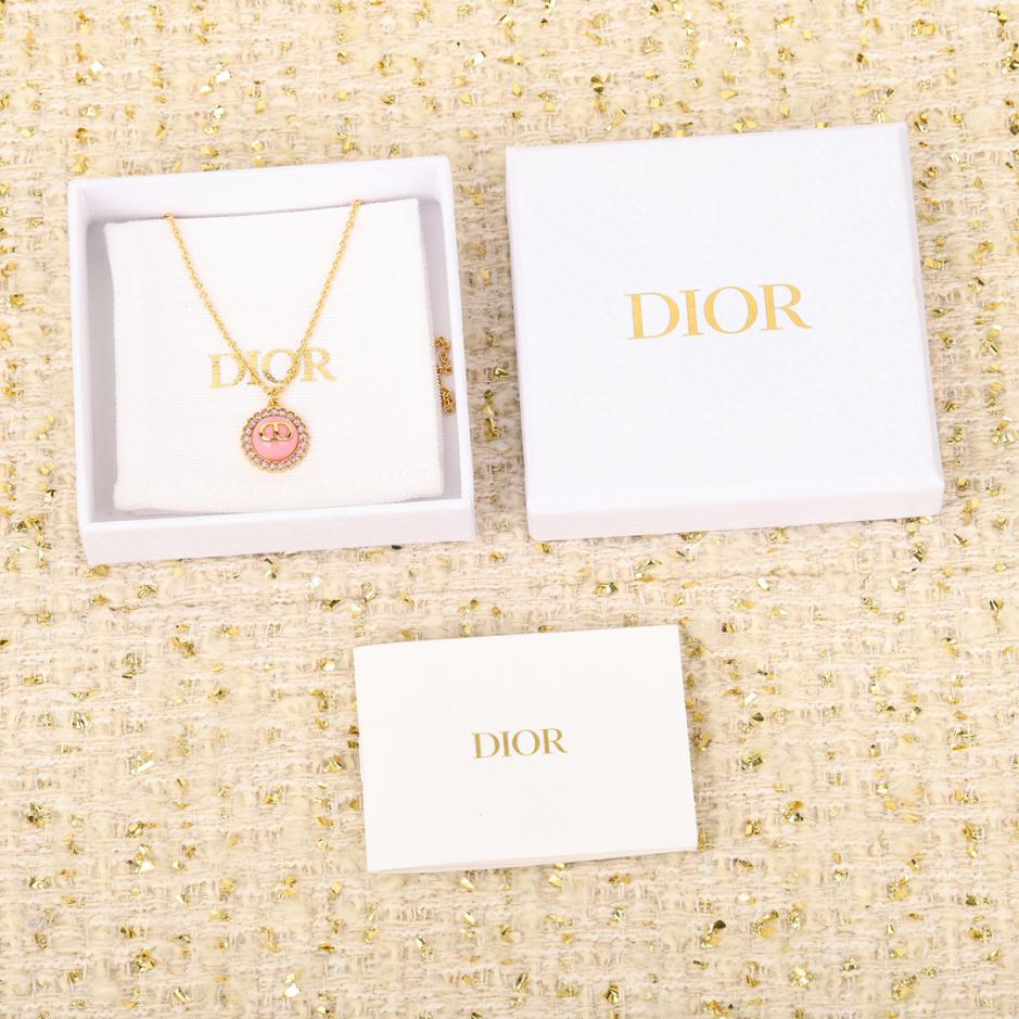 réplica,joyas,joyería,1:1,replica,fake,lujo,barato réplica,joyas,joyería,1:1,replica,fake,lujo,barato Pulsera collar Dior de caucho rosa