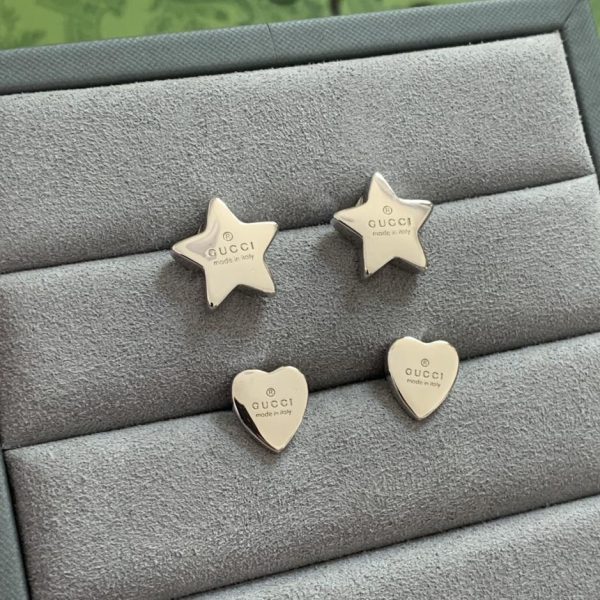 réplica,joyas,joyería,1:1,replica,fake,lujo,barato Pendientes Gucci con estrella de cinco puntas