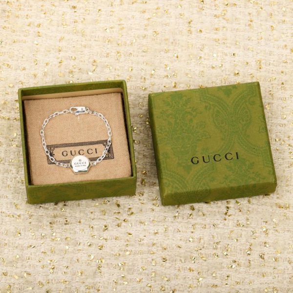 réplica,joyas,joyería,1:1,replica,fake,lujo,barato pulsera grabada Gucci