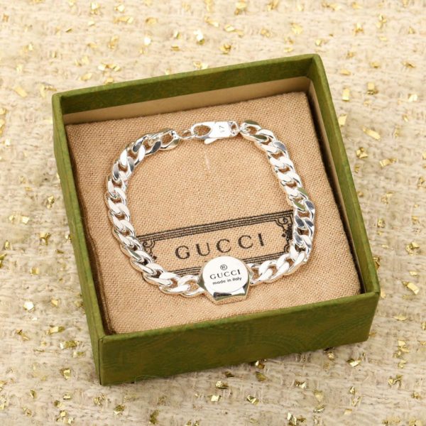 réplica,joyas,joyería,1:1,replica,fake,lujo,barato pulsera grabada Gucci