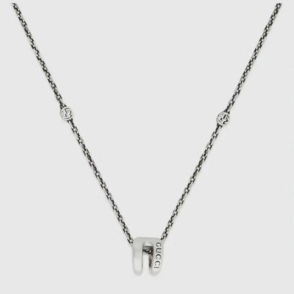 réplica,joyas,joyería,1:1,replica,fake,lujo,barato Collar Gucci con hebilla de caballo