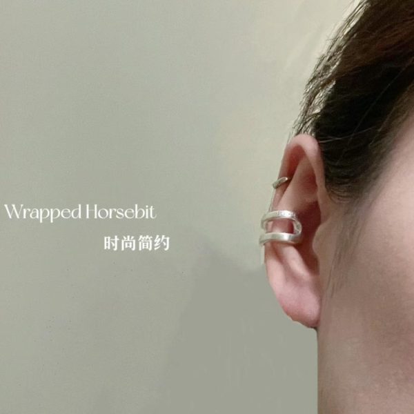 réplica,joyas,joyería,1:1,replica,fake,lujo,barato Clips para las orejas con hebilla de montura Gucci