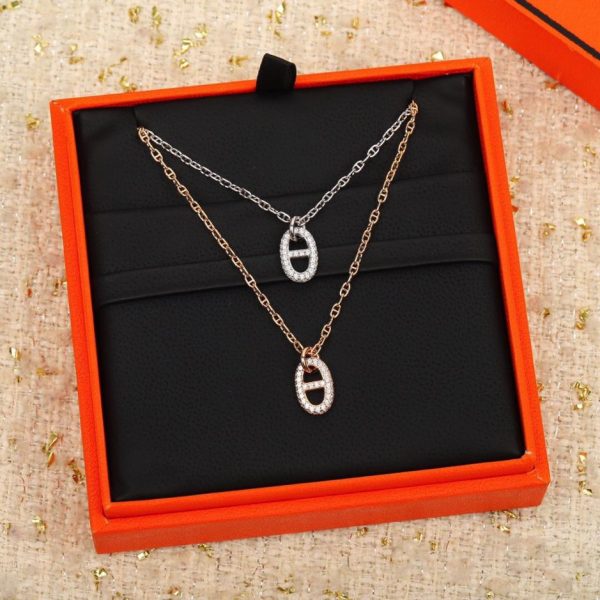 réplica,joyas,joyería,1:1,replica,fake,lujo,barato Versión de diamante de Hermes.