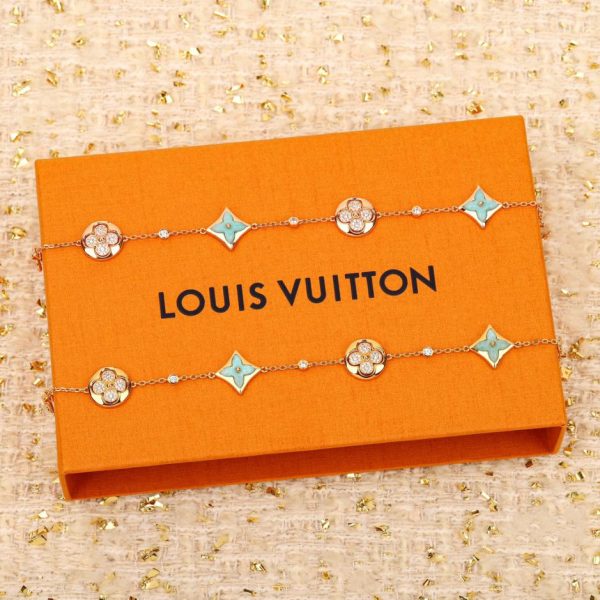 réplica,joyas,joyería,1:1,replica,fake,lujo,barato Pulsera LV de cuatro flores
