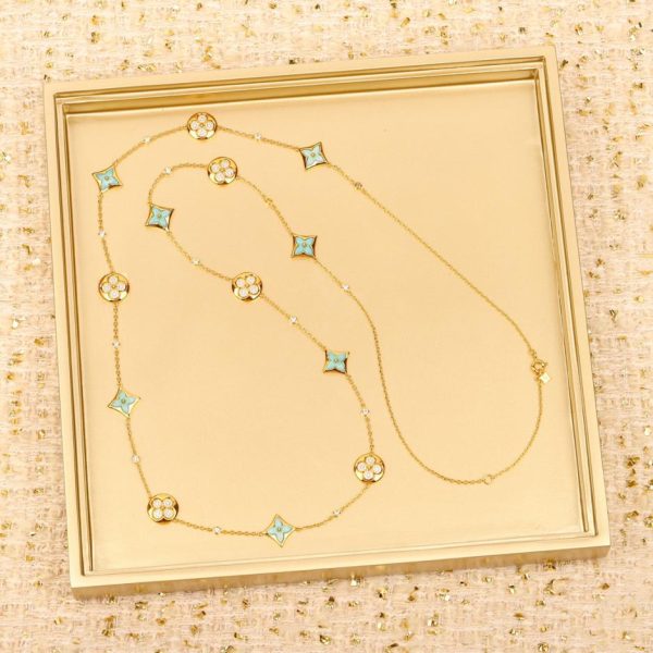 réplica,joyas,joyería,1:1,replica,fake,lujo,barato Pulsera LV de cuatro flores