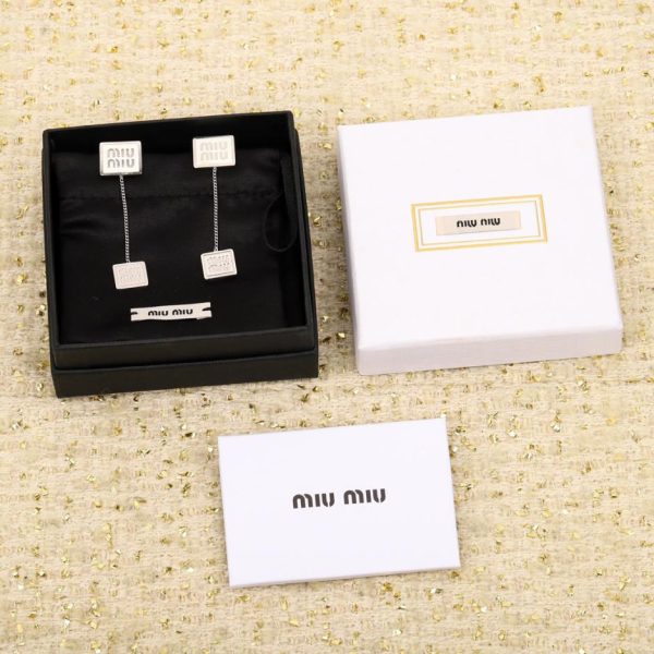 réplica,joyas,joyería,1:1,replica,fake,lujo,barato Collar con pulsera con letras de Miu Miu