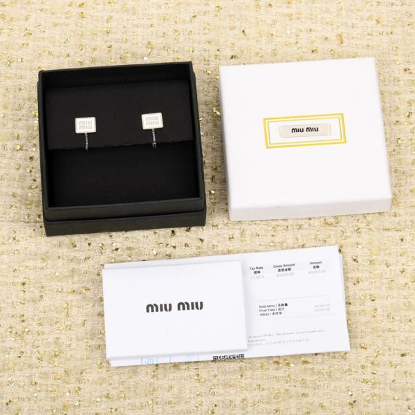 réplica,joyas,joyería,1:1,replica,fake,lujo,barato Diadema a rayas de edición limitada de Miu Miu