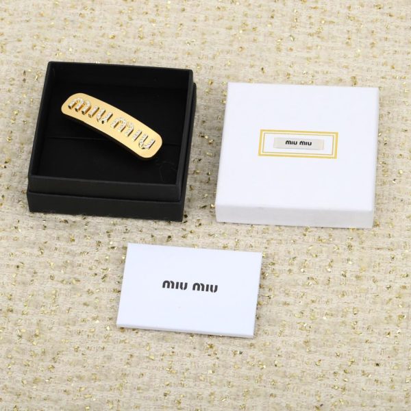 réplica,joyas,joyería,1:1,replica,fake,lujo,barato Miu Miu nueva pinza para el pelo