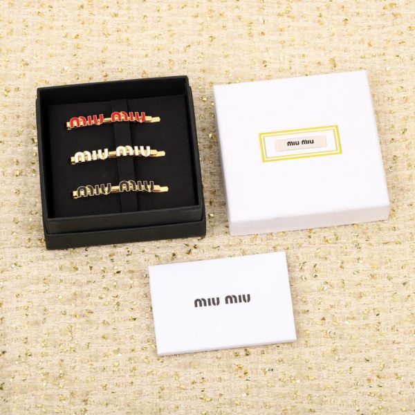 réplica,joyas,joyería,1:1,replica,fake,lujo,barato Miu Miu nueva pinza para el pelo
