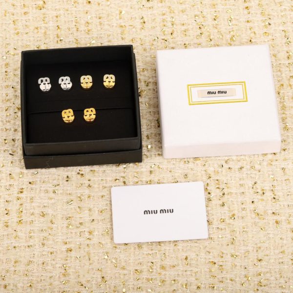 réplica,joyas,joyería,1:1,replica,fake,lujo,barato orejas de miu miu