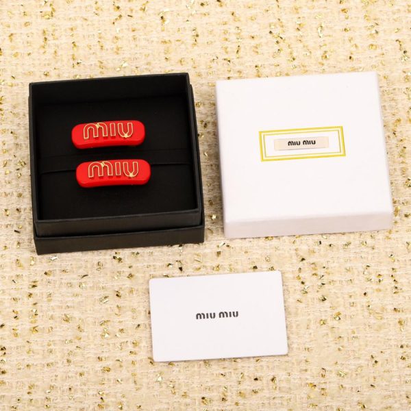 réplica,joyas,joyería,1:1,replica,fake,lujo,barato Miu Miu nueva pinza para el pelo