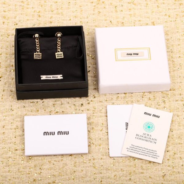 réplica,joyas,joyería,1:1,replica,fake,lujo,barato orejas de miu miu