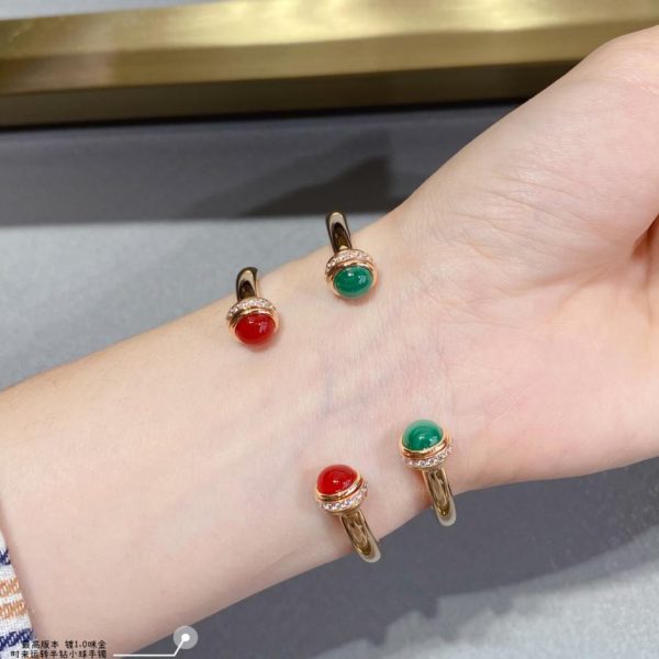 réplica,joyas,joyería,1:1,replica,fake,lujo,barato Piaget ágata roja piedra natural malaquita