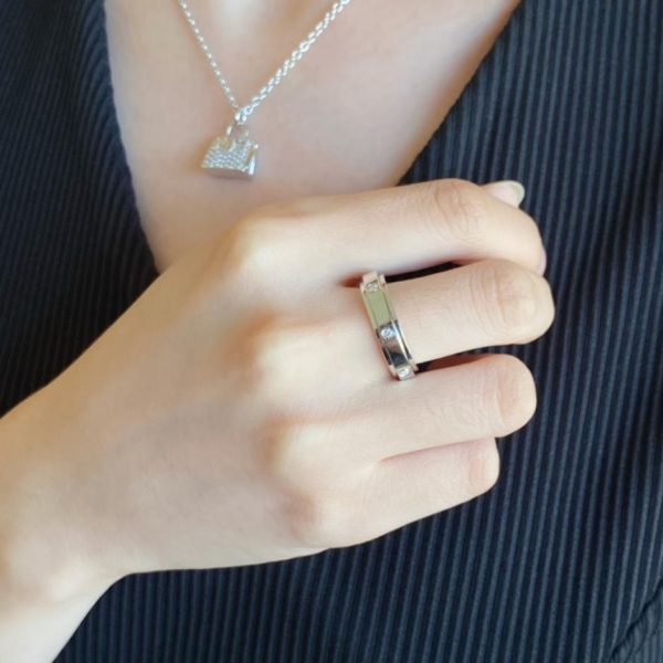 réplica,joyas,joyería,1:1,replica,fake,lujo,barato Anillo giratorio solitario Piaget