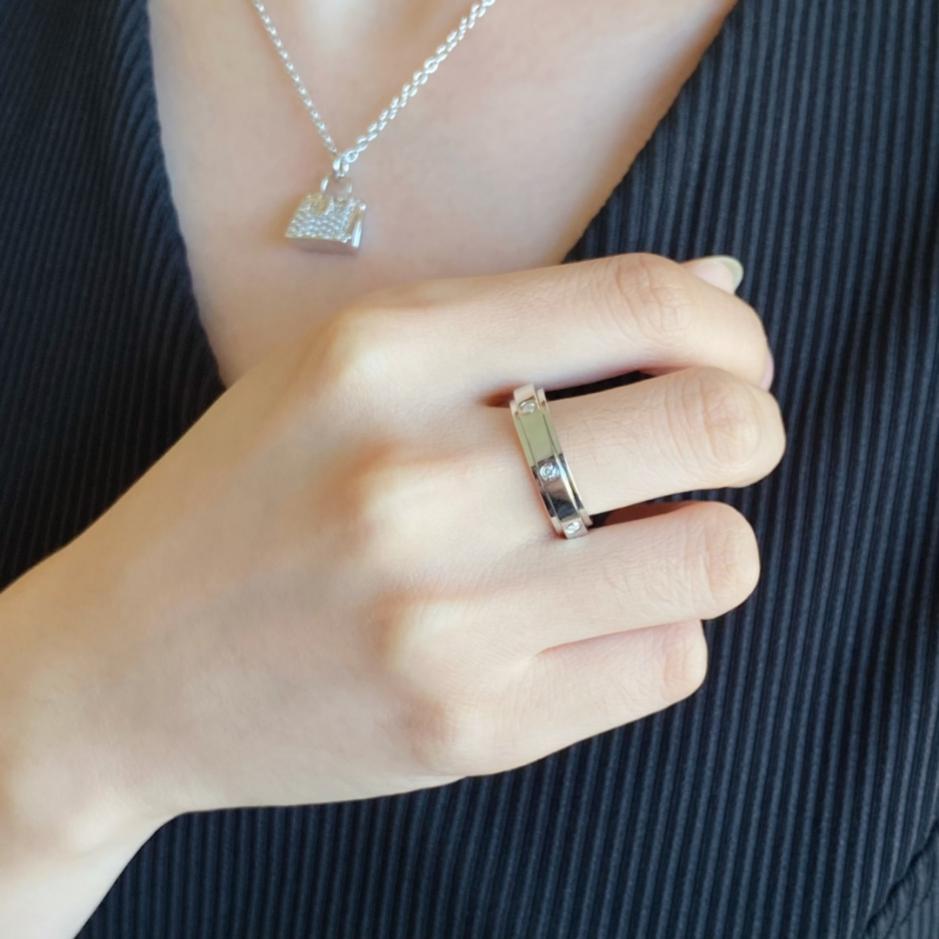 réplica,joyas,joyería,1:1,replica,fake,lujo,barato Anillo giratorio de siete diamantes Piaget