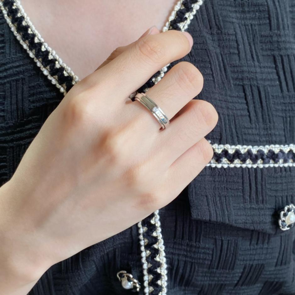 réplica,joyas,joyería,1:1,replica,fake,lujo,barato Anillo giratorio solitario Piaget
