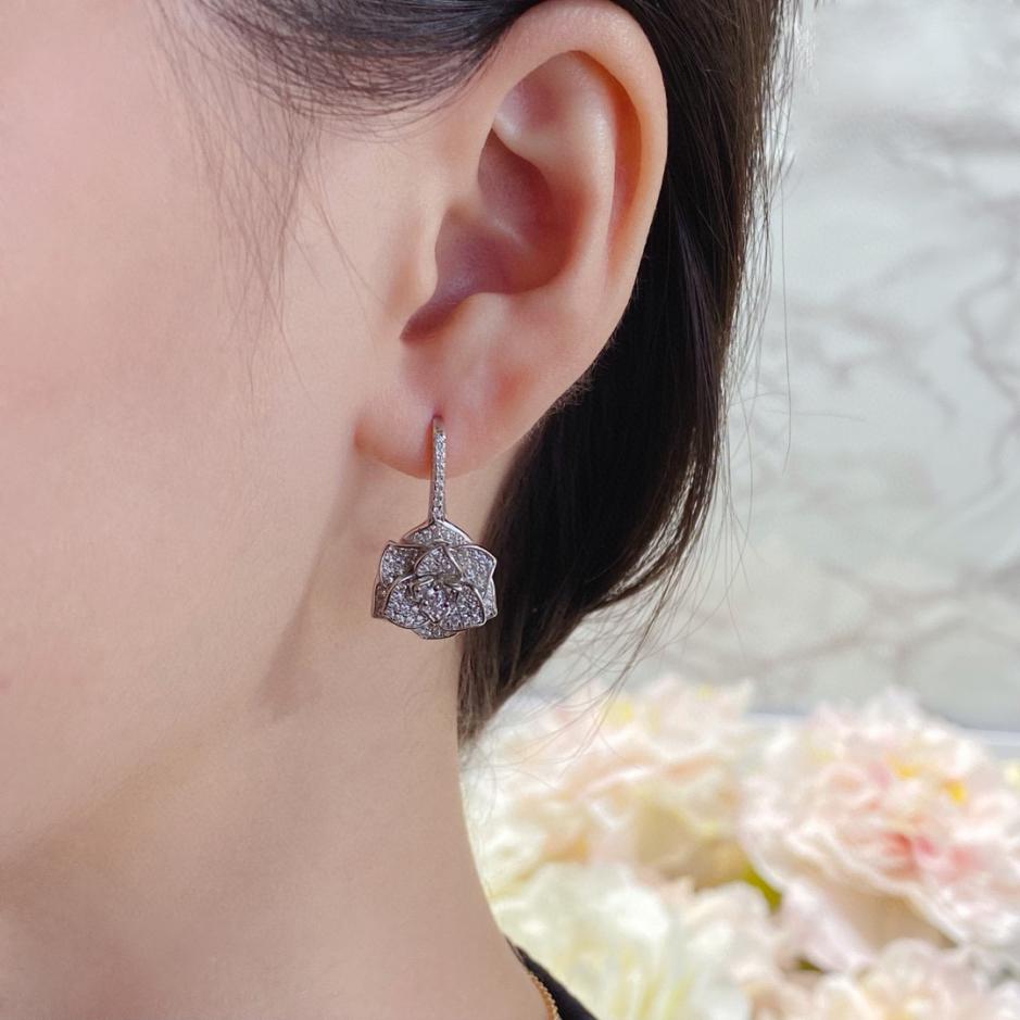 réplica,joyas,joyería,1:1,replica,fake,lujo,barato Ganchos para la oreja Piaget rosa