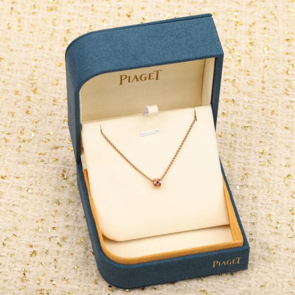 réplica,joyas,joyería,1:1,replica,fake,lujo,barato Collar Piaget con rosa hueca