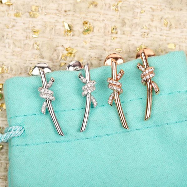réplica,joyas,joyería,1:1,replica,fake,lujo,barato Pendientes de nudo Tiffany
