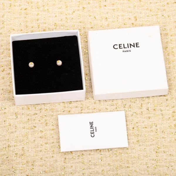 réplica,joyas,joyería,1:1,replica,fake,lujo,barato Pendientes de perlas Celine Arco de Triunfo
