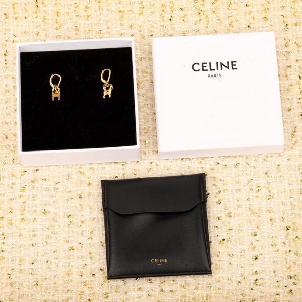 réplica,joyas,joyería,1:1,replica,fake,lujo,barato Pendientes Celine Arco de Triunfo