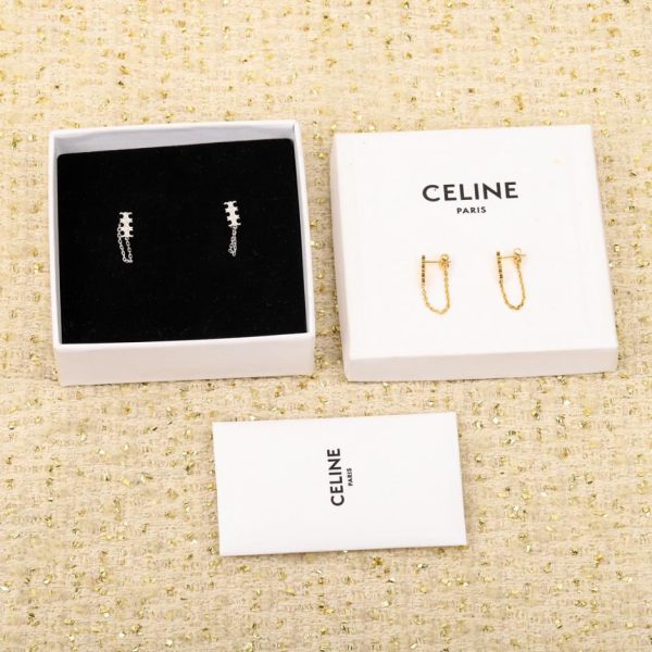 réplica,joyas,joyería,1:1,replica,fake,lujo,barato Pendientes Celine Arco de Triunfo