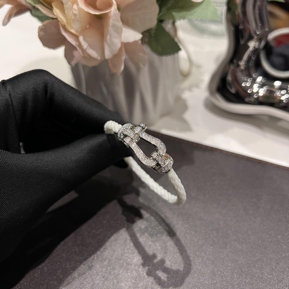 réplica,joyas,joyería,1:1,replica,fake,lujo,barato Pulsera Fred con diamantes blancos.