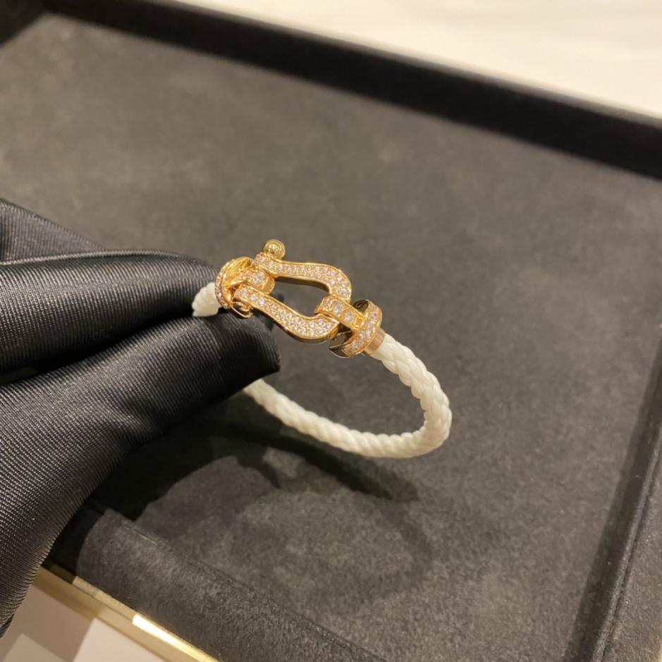 réplica,joyas,joyería,1:1,replica,fake,lujo,barato Pulsera Fred grande con diamantes blancos