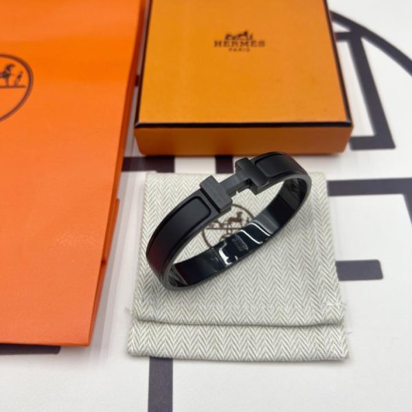 réplica,joyas,joyería,1:1,replica,fake,lujo,barato Pulsera HermesH esmaltada esmerilada