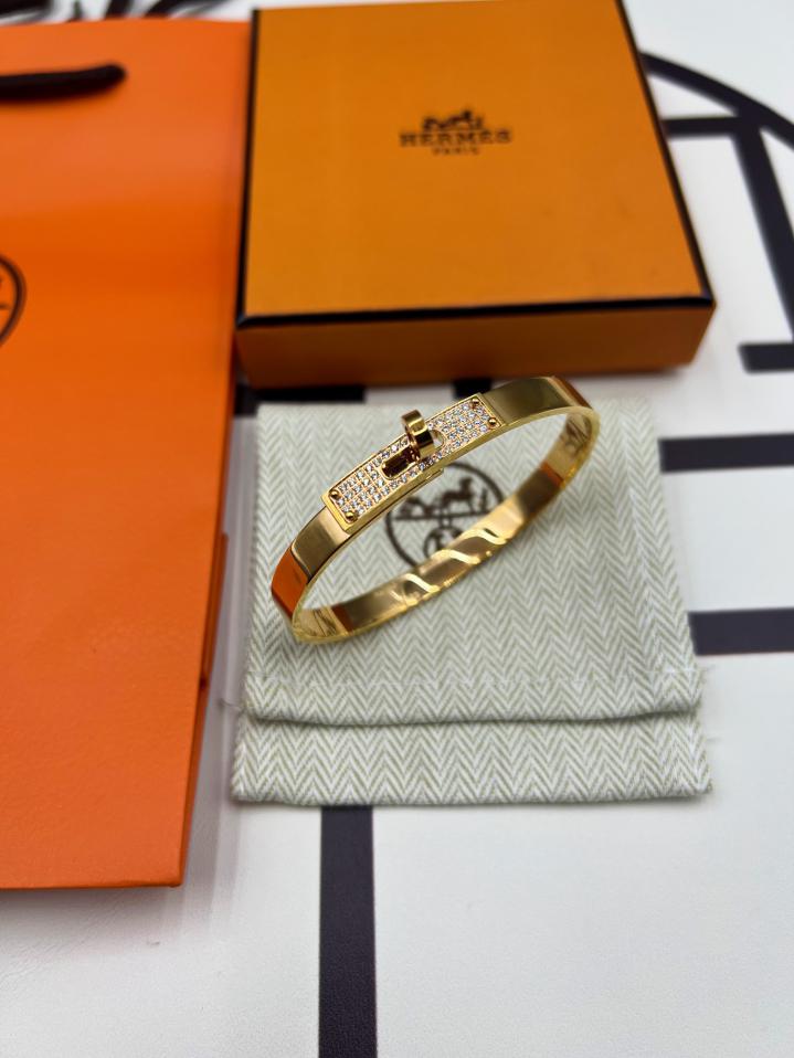 réplica,joyas,joyería,1:1,replica,fake,lujo,barato réplica,joyas,joyería,1:1,replica,fake,lujo,barato Pulsera Hermes Kelly con diamantes versión mejorada