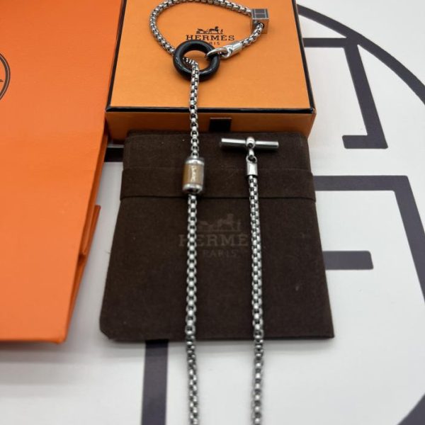 réplica,joyas,joyería,1:1,replica,fake,lujo,barato Collar de cuerno de búfalo Hermes meli melo