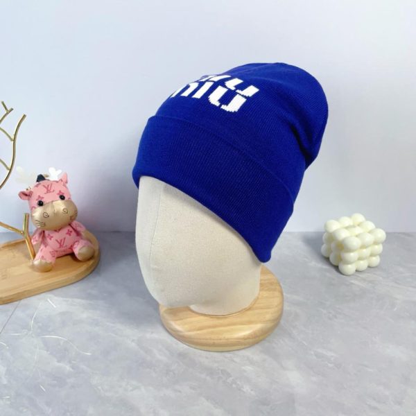 réplica,joyas,joyería,1:1,replica,fake,lujo,barato El último gorro de punto de lana de MiuMiu, unisex