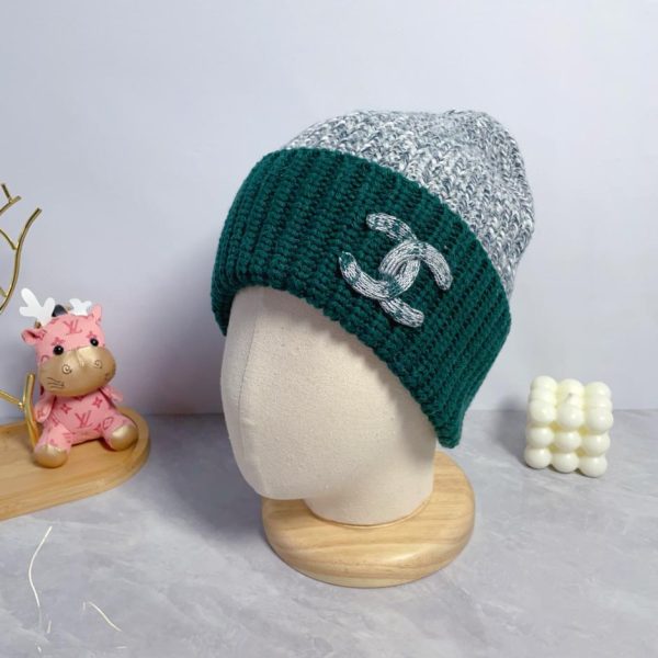 réplica,joyas,joyería,1:1,replica,fake,lujo,barato El último gorro de punto de lana de Chanel, unisex