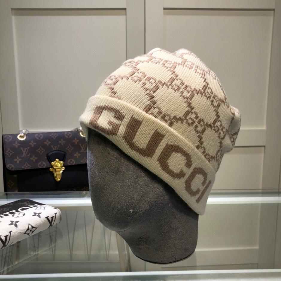 réplica,joyas,joyería,1:1,replica,fake,lujo,barato réplica,joyas,joyería,1:1,replica,fake,lujo,barato El último gorro de punto de mezcla de lana de GUCCI, unisex